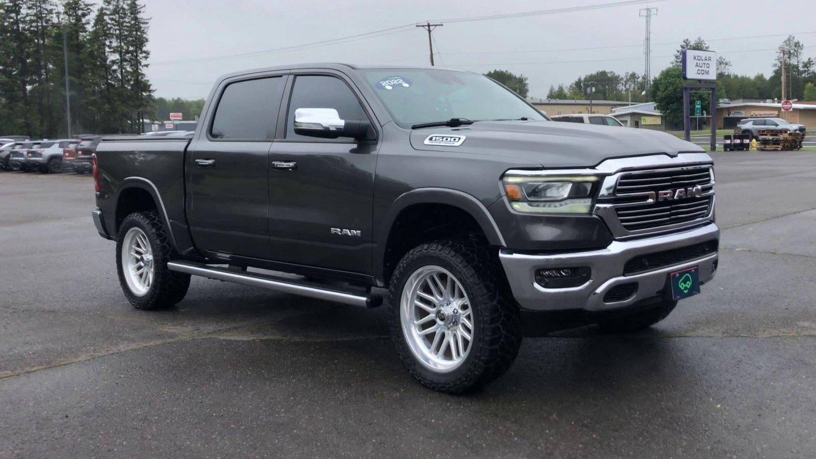 Used 2022 RAM Ram 1500 Pickup Laramie with VIN 1C6SRFJT5NN101949 for sale in Hermantown, Minnesota