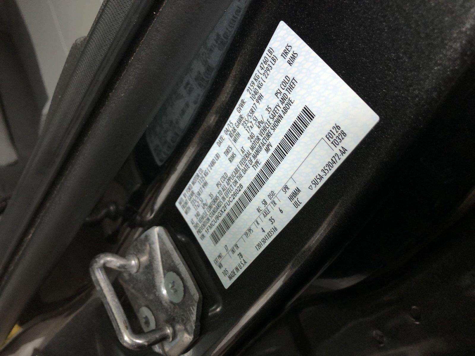 2015 Ford Escape SE