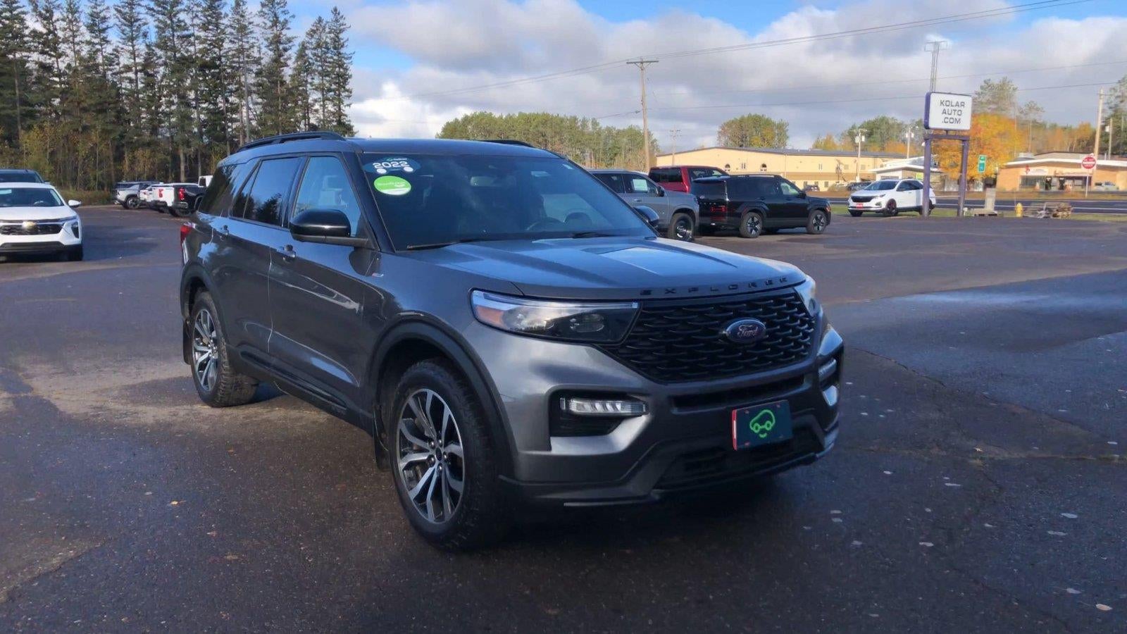 Used 2022 Ford Explorer ST-LINE with VIN 1FMSK8KH9NGA78467 for sale in Hermantown, Minnesota