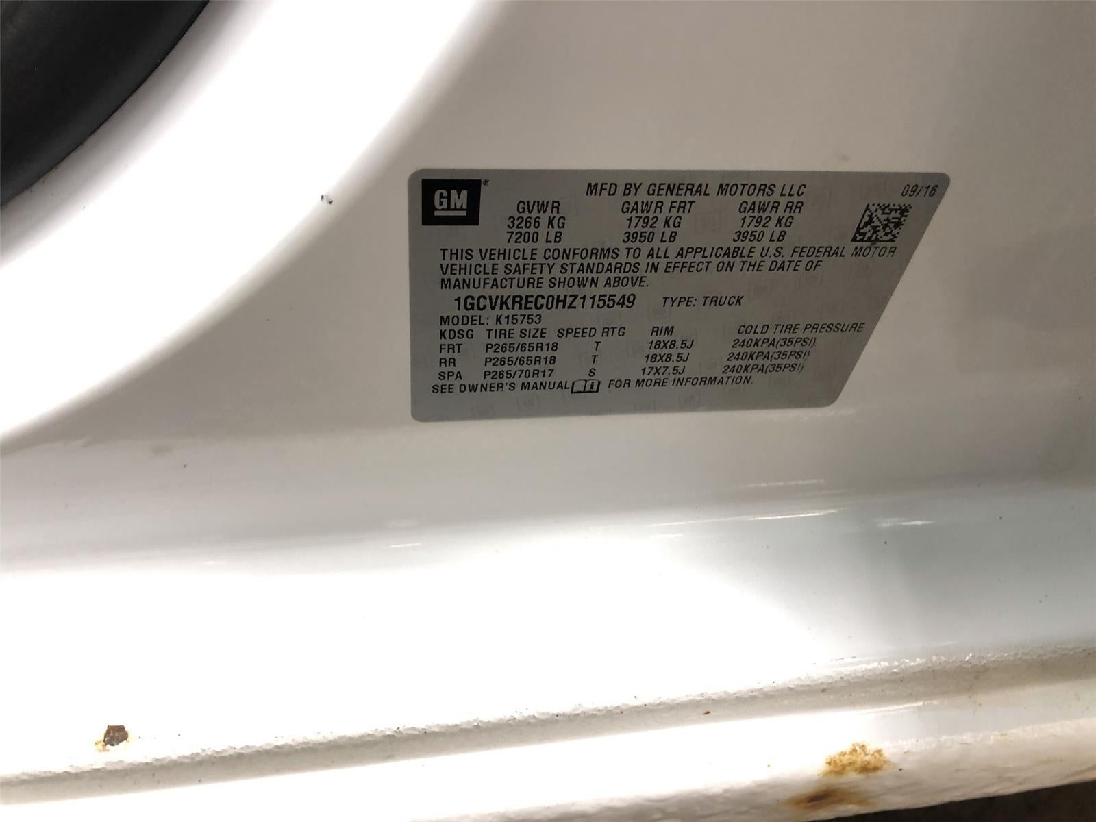 2017 Chevrolet Silverado 1500 LT