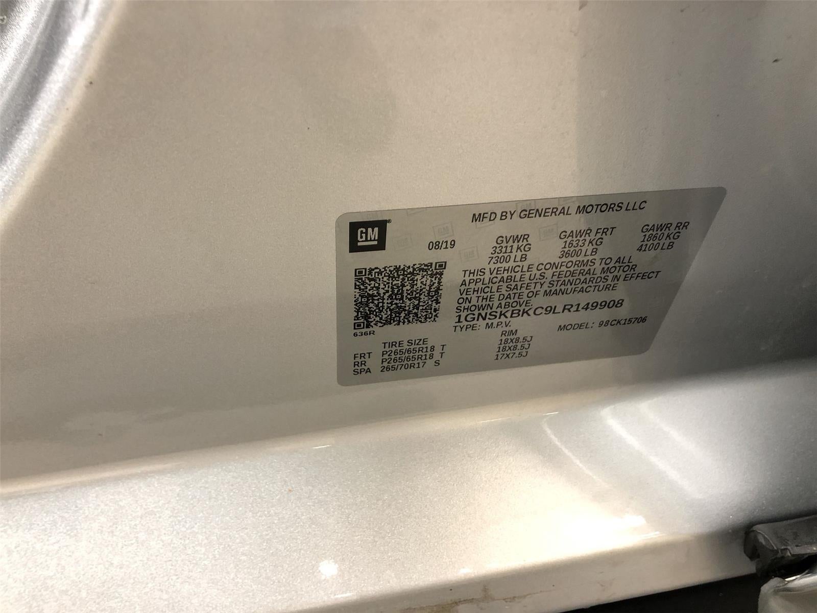 2020 Chevrolet Tahoe LT