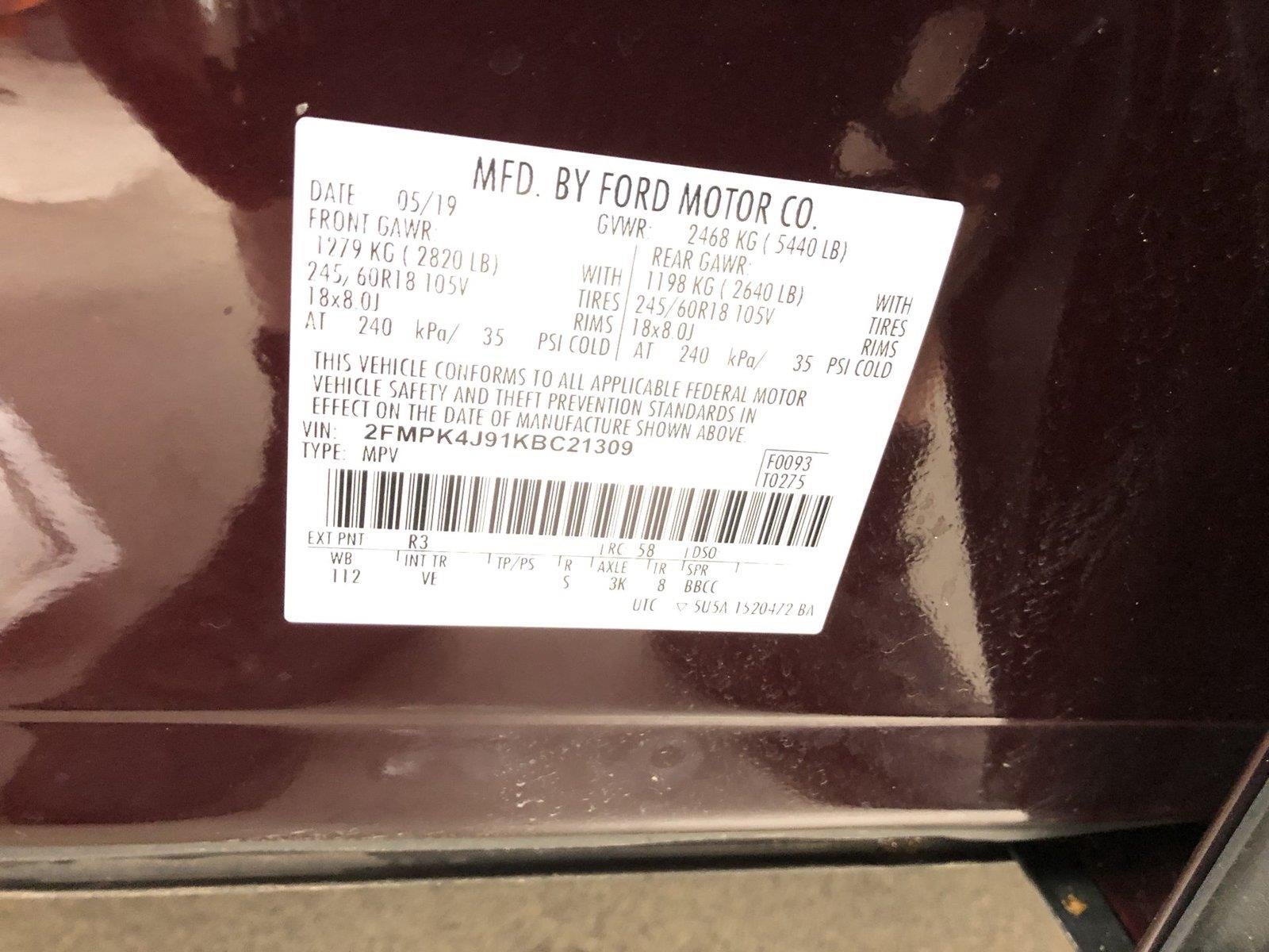 2019 Ford Edge SEL