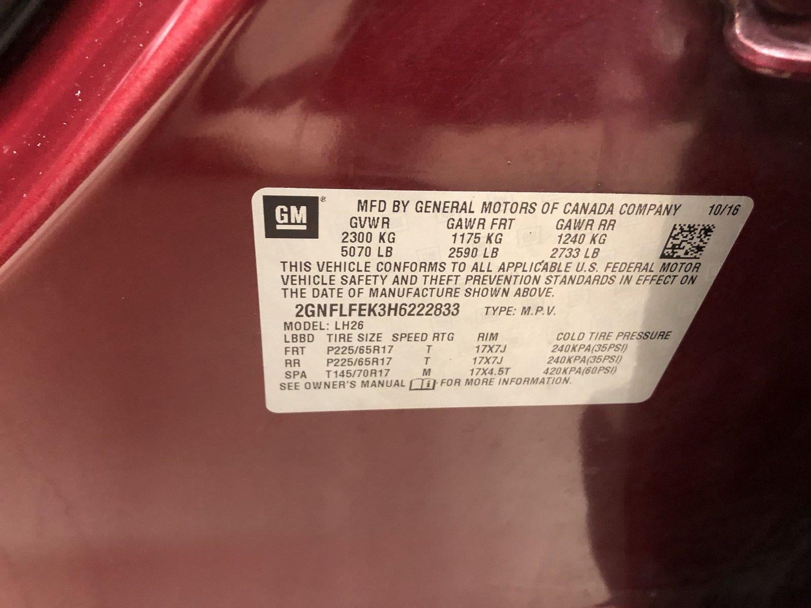 2017 Chevrolet Equinox LT