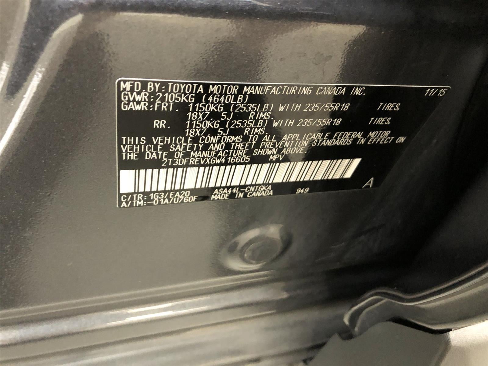 2016 Toyota RAV4 Limited