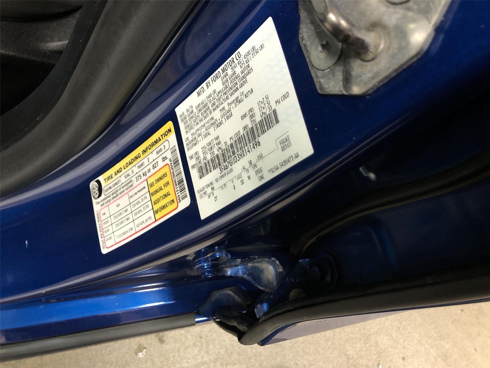 2017 Ford Fusion SE