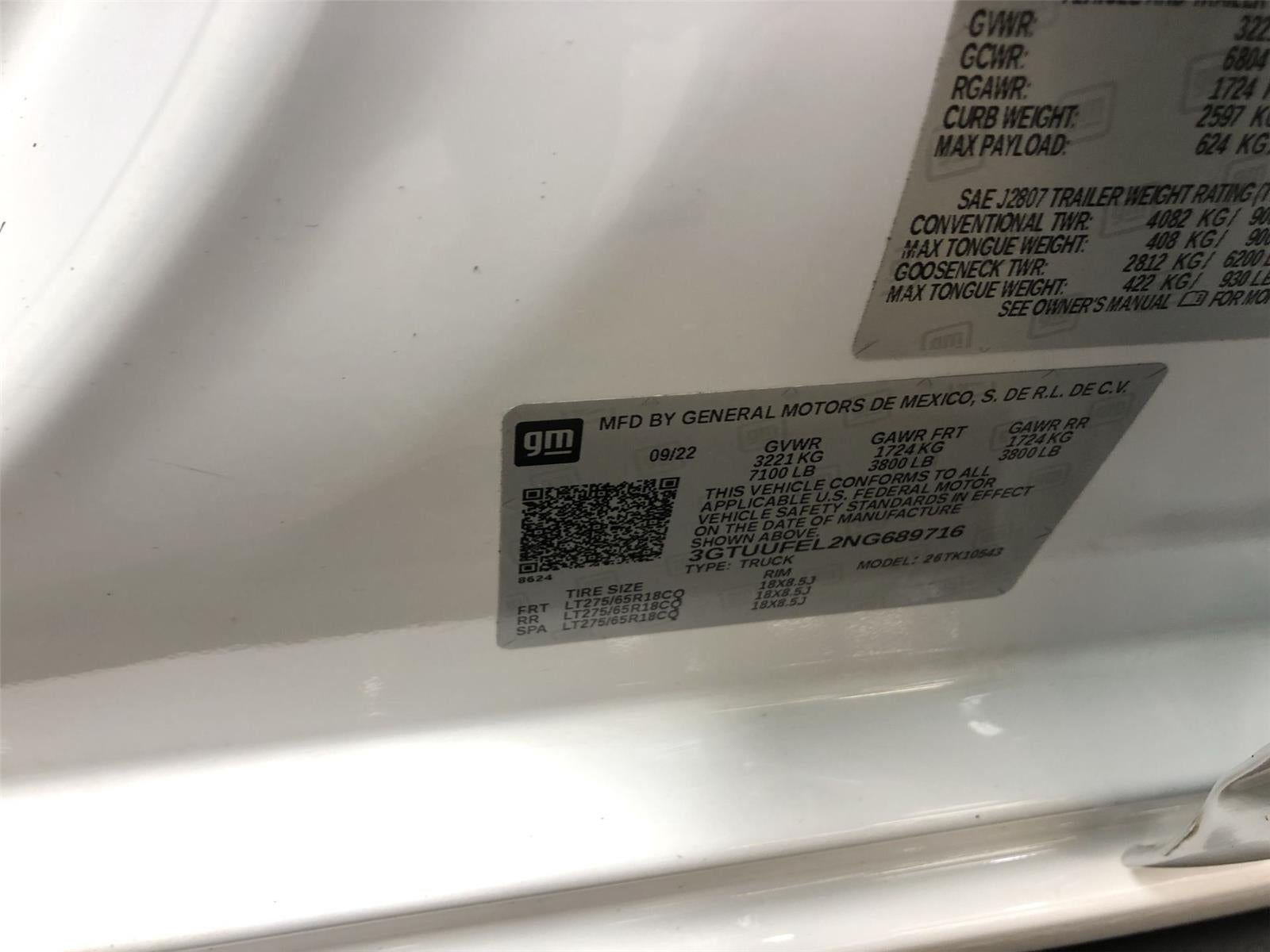 2022 GMC Sierra 1500 AT4X