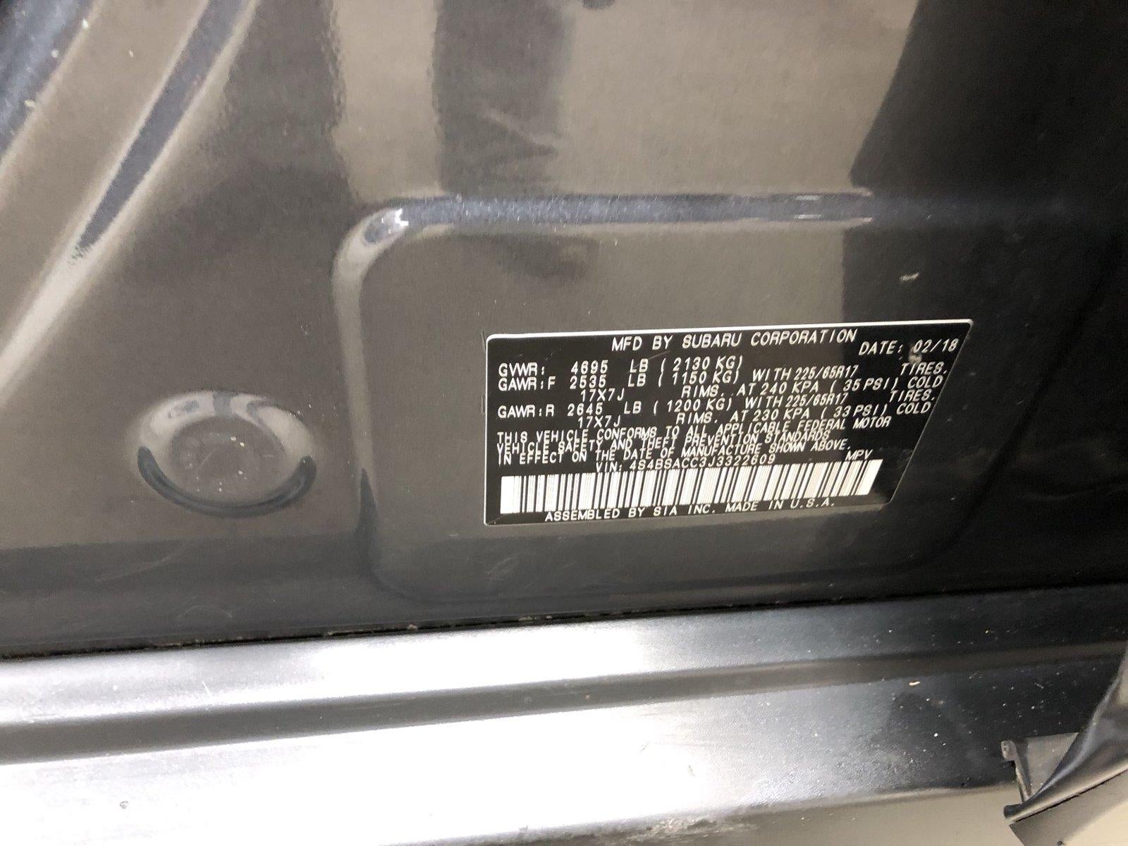 2018 Subaru Outback 2.5i Premium